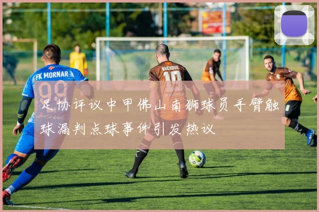 足协评议中甲佛山南狮球员手臂触球漏判点球事件引发热议